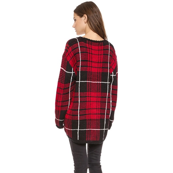 UNIF Jumbo Plaid Sweater - Picture 3 of 8